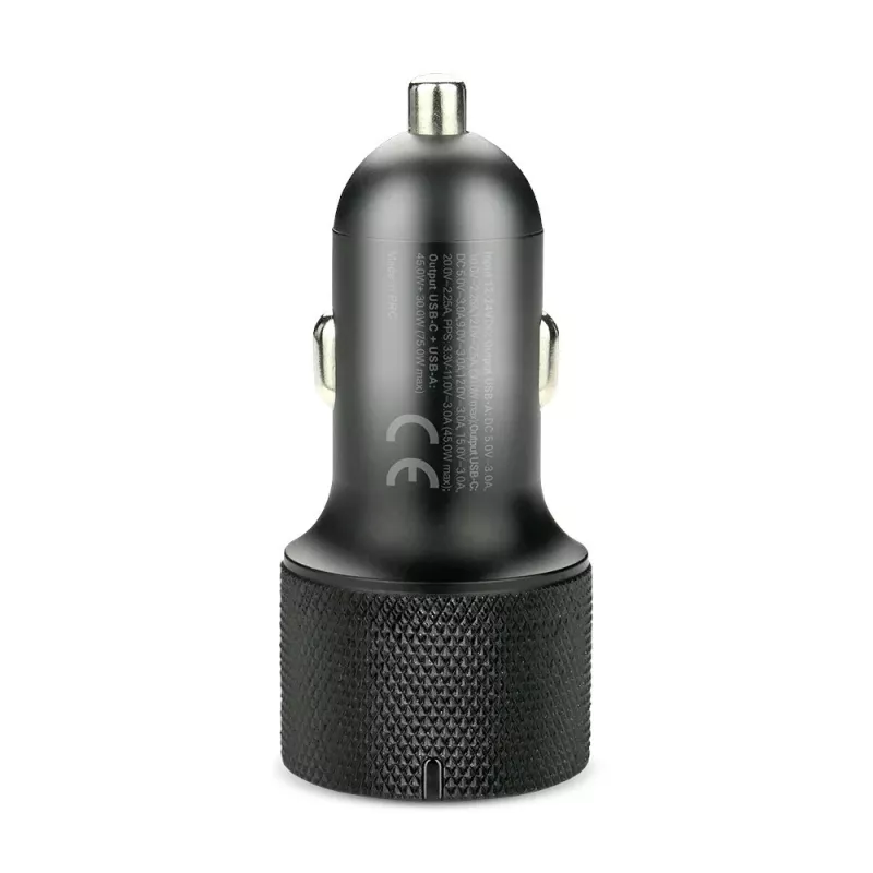 Caricabatterie da auto everActive CC-50Q QC3.0 75W con supporto Quick Charge 3.0 e porte USB