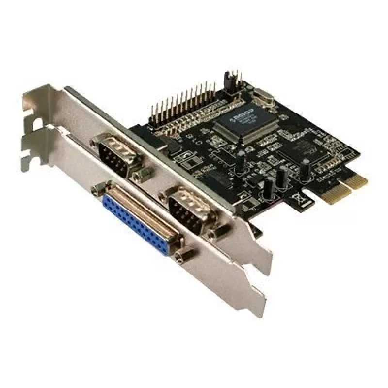 Scheda interfaccia PCIe interna LOGILINK PC0033 con porte seriali e parallele, chipset NetMOS