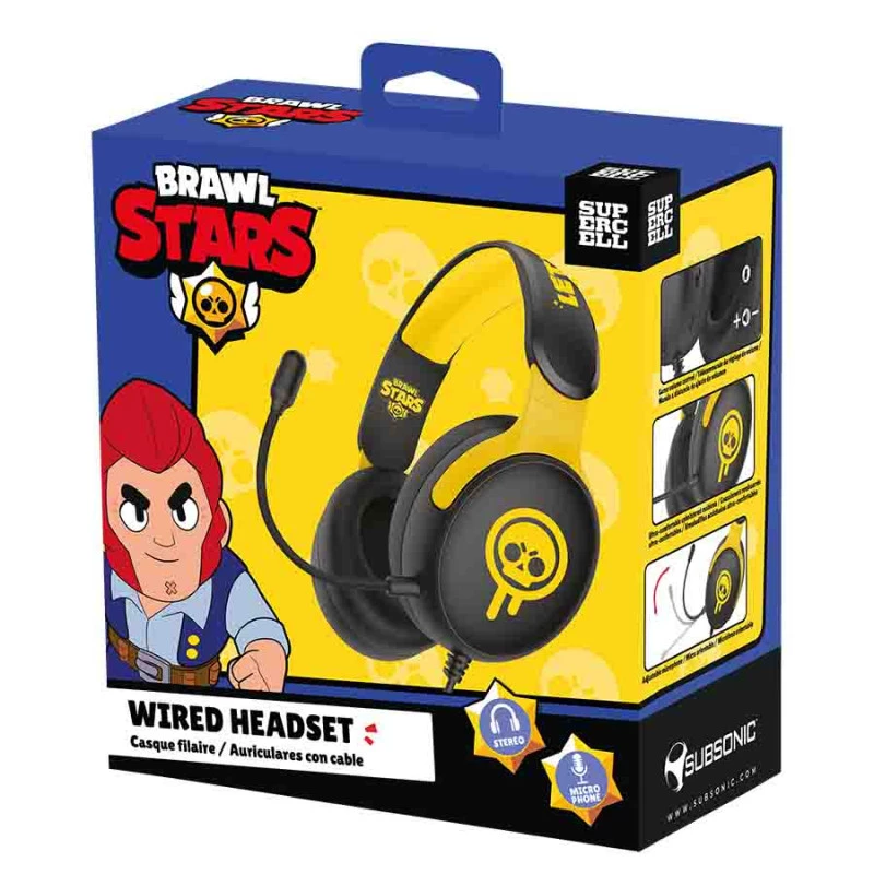 Cuffie gaming Subsonic Brawl Stars Drippy Skull