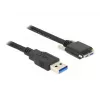 Cavo USB DeLOCK 83599 USB 3.2 Gen 1 3 m USB A Micro-USB B nero