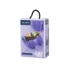 Cuffie wireless Bluetooth 5.0 LED per bambini orecchie viola