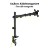 Supporto monitor 17-32 pollici, max. 10 kg, acciaio