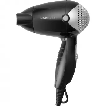 HT 3393, asciugacapelli nero/argento