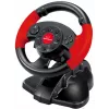 Volante ESPERANZA EG103 controller gaming - PC/PS2/PS3, 13 tasti, vibrazione, sensore di accelerazione, nero/rosso