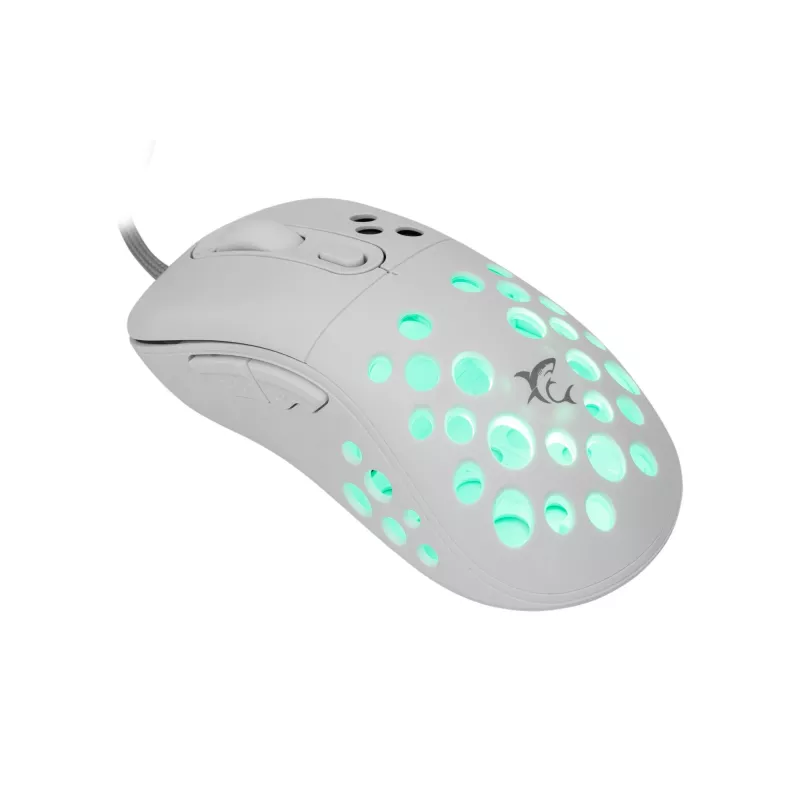 Mouse White Shark GM-5013 Azrael bianco USB