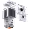 Jonsbo CR-1400 DV2 dissipatore ad aria per CPU, 2 x 92 mm, bianco