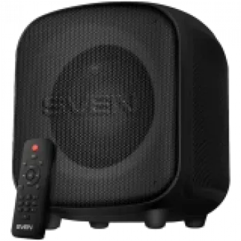 Altoparlante SVEN PS-555, nero, potenza in uscita 65 W (RMS), TWS, Bluetooth, USB, microSD, telecomando, batteria ricaricabile al litio