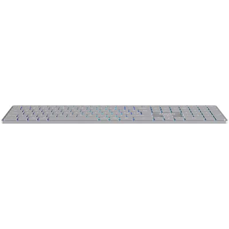 CANYON Tastiera HKB-W11 UK/US RGB dual mode wireless grigio
