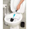 Spazzola per WC Beldray LA033996UFFEU7 Antibac Grigio, spazzola antibatterica per la pulizia del WC