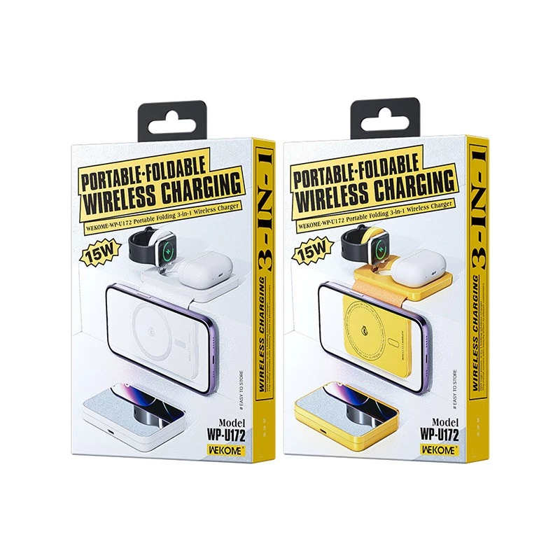 Caricabatterie wireless 3-in-1 WEKOME MagSafe + specchio (wireless, 3-in-1)