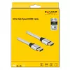 Cavo HDMI DeLOCK Ultra High Speed 48 Gbit/s 8K 60 Hz argento 1 m