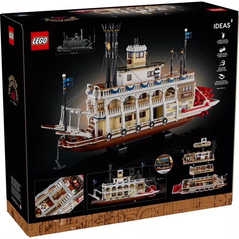 LEGO IDEAS 21356 battello fluviale