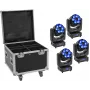 Apparecchio di illuminazione EUROLITE TMH-H240 Beam Wash Flower Effect 4x — luce a effetto LED, unità compatta