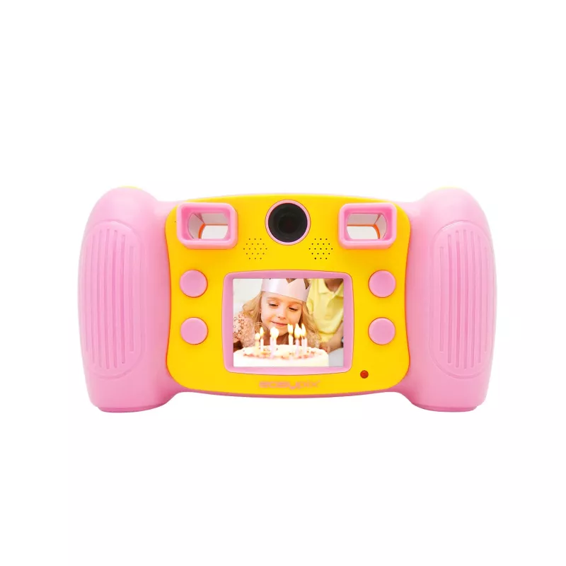 Fotocamera digitale per bambini Easypix KiddyPix Mystery 165 g rosa giallo