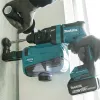 Martello combinato a batteria DHR182ZU, 18Volt, martello perforatore blu/nero, Bluetooth, senza batteria e caricabatterie