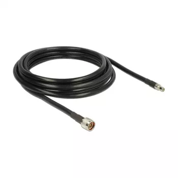 Cavo coassiale DeLOCK 5 m RP-SMA CFD400 LLC400 nero