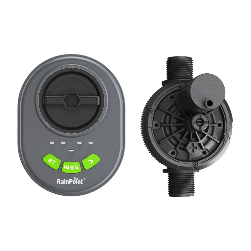 Controllo irrigazione RainPoint HIC406B — controllo a 4 zone con app Bluetooth