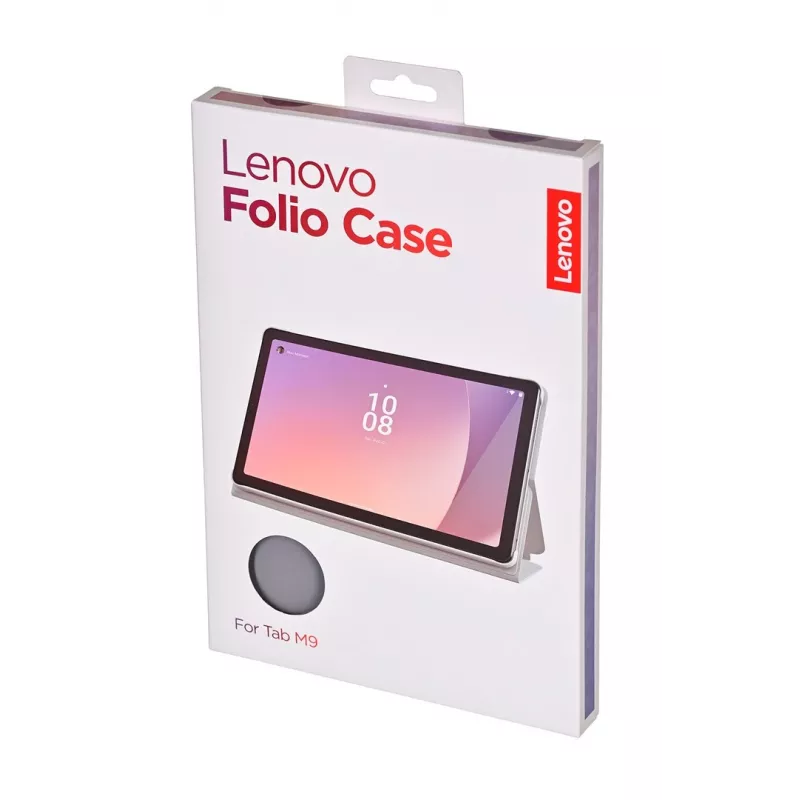 Lenovo ZG38C04869 custodia Folio per Tab M9, 22,9 cm (9 pollici), poliuretano/policarbonato, grigia