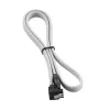 CableMod ModMesh - cavo SATA - Serial ATA 150/300/600 - SATA (W) angolare su SATA (W) - 60cm - bianco (CM-CAB-RSAT-N60KW-R)
