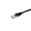 Cavo patch LAN Extralink Cat5e FTP 1 m, F/UTP schermato, RJ-45 su RJ-45, nero
