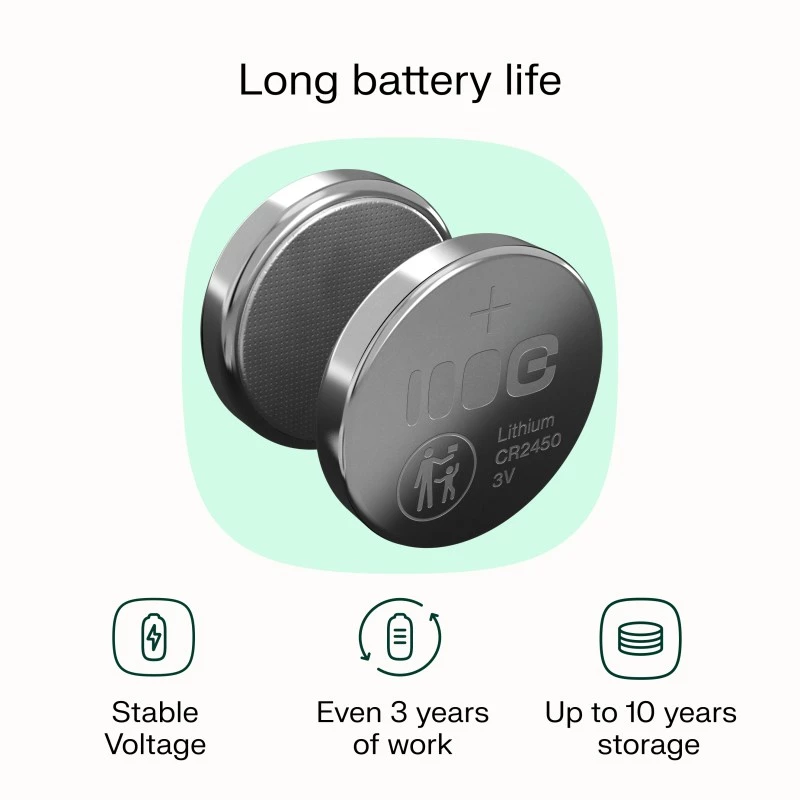 Batteria a bottone Green Cell CR2450 3V – litio, confezione da 5