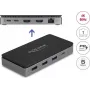 DeLOCK docking station USB Type-C 4K doppio HDMI MST USB Gigabit LAN PD 85W