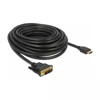 Adattatore per cavo video DeLOCK 85587 10 m HDMI tipo A DVI-D nero