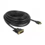 Adattatore per cavo video DeLOCK 85587 10 m HDMI tipo A DVI-D nero