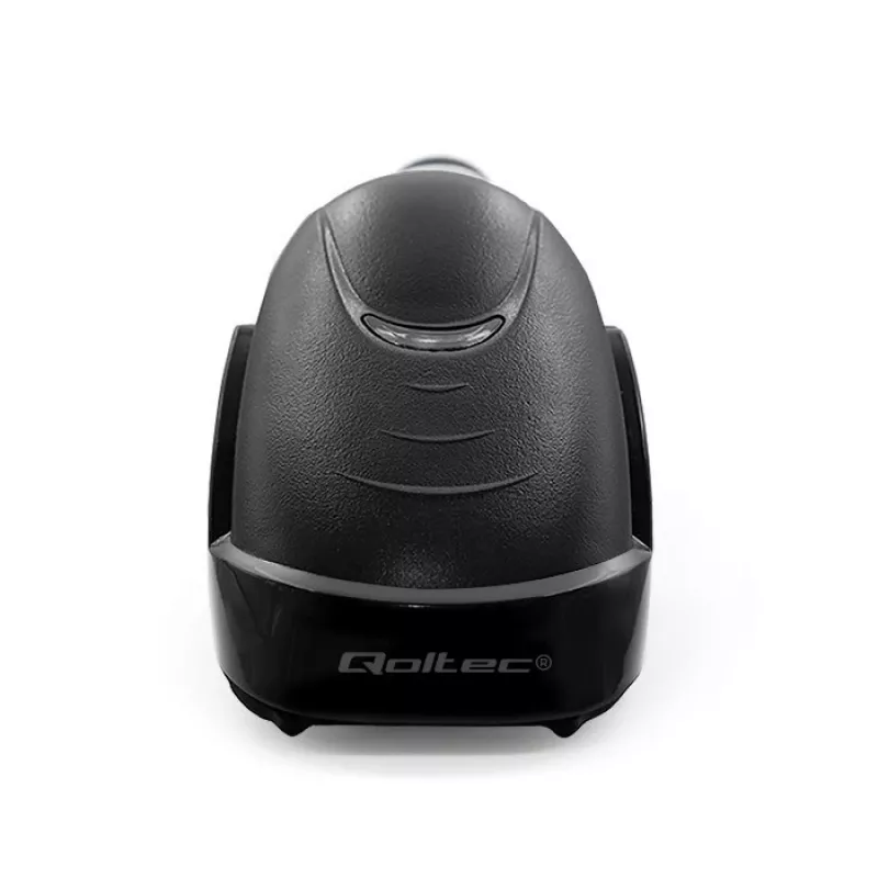 Lettore di codici a barre laser 1D Qoltec | USB | nero