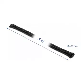 Guaina per cavi DeLOCK 18850 nero