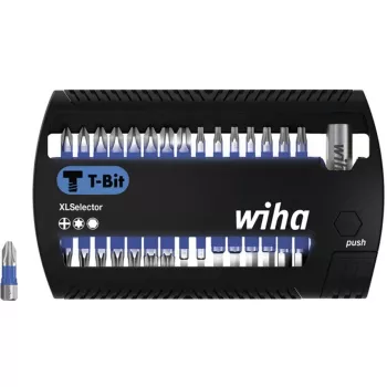WIHA 41830 - Set di bit XLSelector, 31 pezzi misti, 25 mm, T-Bit (41830)