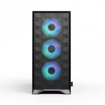 Fractal Design Pop 2 Air nero Solid case per PC midi-tower — supporto ATX, 3x ventole frontali 120 mm, vani per unità 2,5/3,5 pollici, 215×481×462 mm