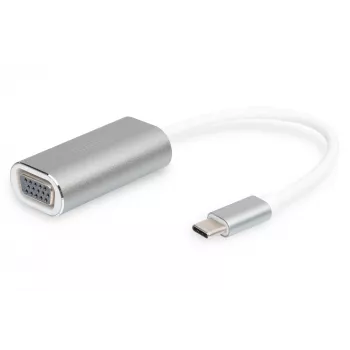 DIGITUS DA-70837 adattatore VGA 1080p FHD a USB 3.0 Type-C, alluminio