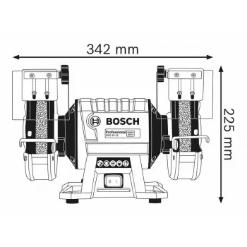 Smerigliatrice da banco FI 150/20 MM 350W GBG 35-15 BOSCH