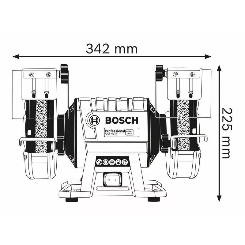 Smerigliatrice da banco FI 150/20 MM 350W GBG 35-15 BOSCH