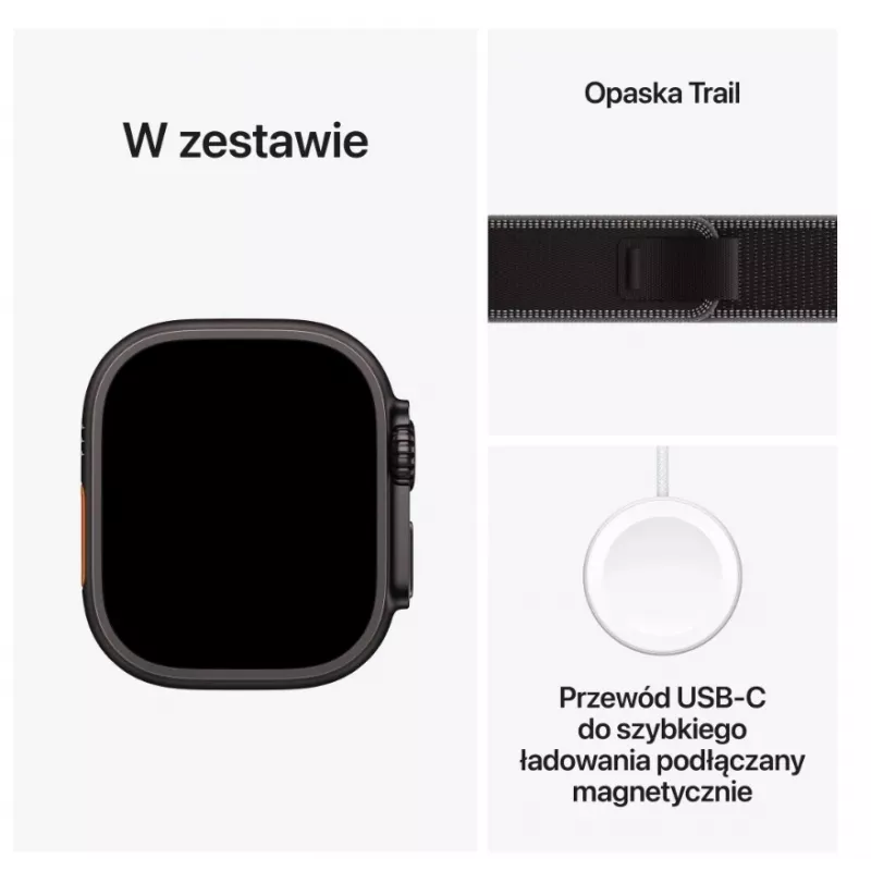 Smartwatch Apple Watch Ultra 3 GPS + Cellular 49mm cassa in titanio nero