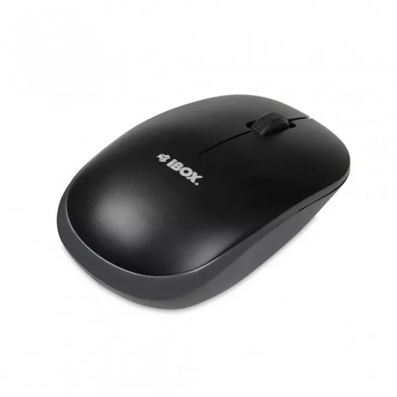 IBOX Desktop Kit Pro set tastiera e mouse wireless, QWERTY full-size 104 tasti, 2,4 GHz, 1200 DPI, nero