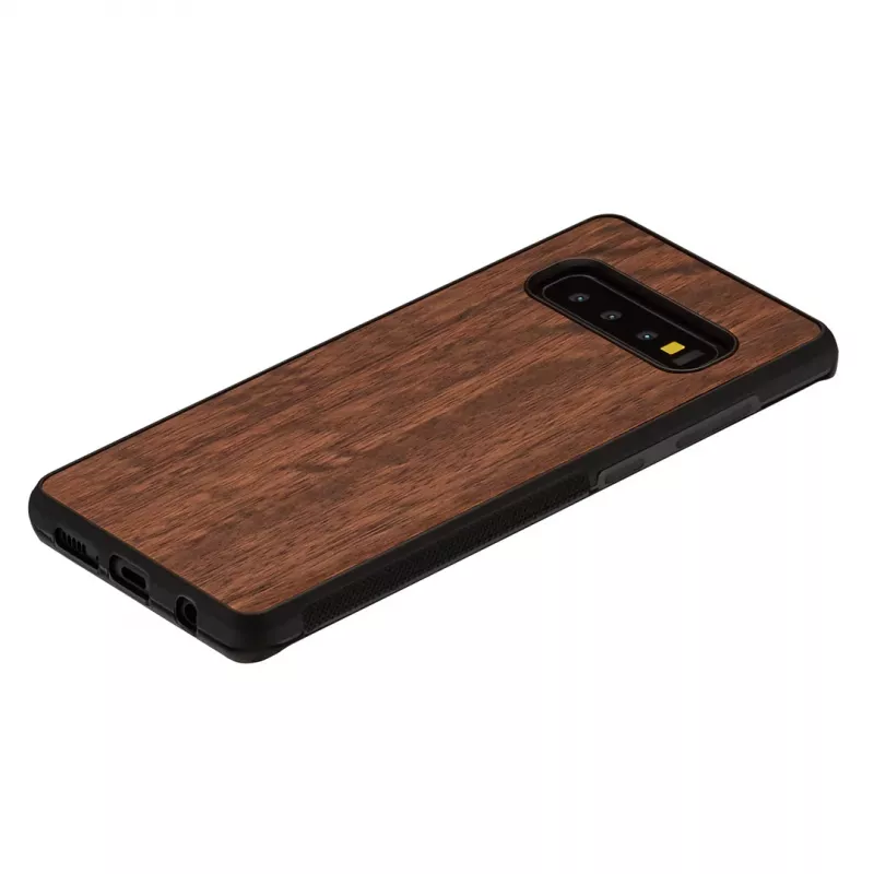 Custodia per smartphone man and wood per Samsung Galaxy S10, design koala nero, custodia protettiva