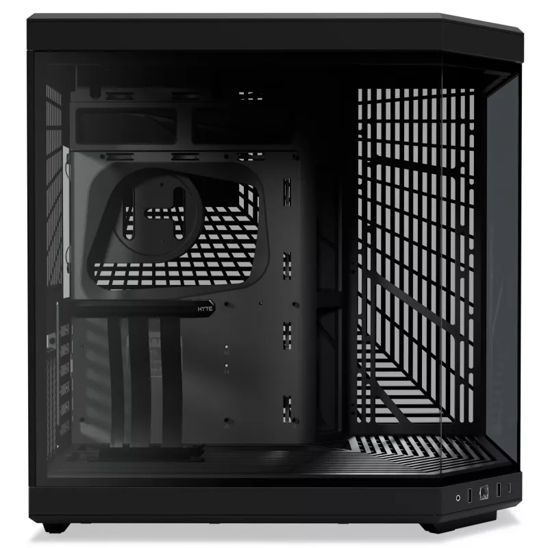 HYTE Y70 CS-HYTE-Y70-B case PC Midi Tower, E-ATX, vetro temperato, Pitch Black