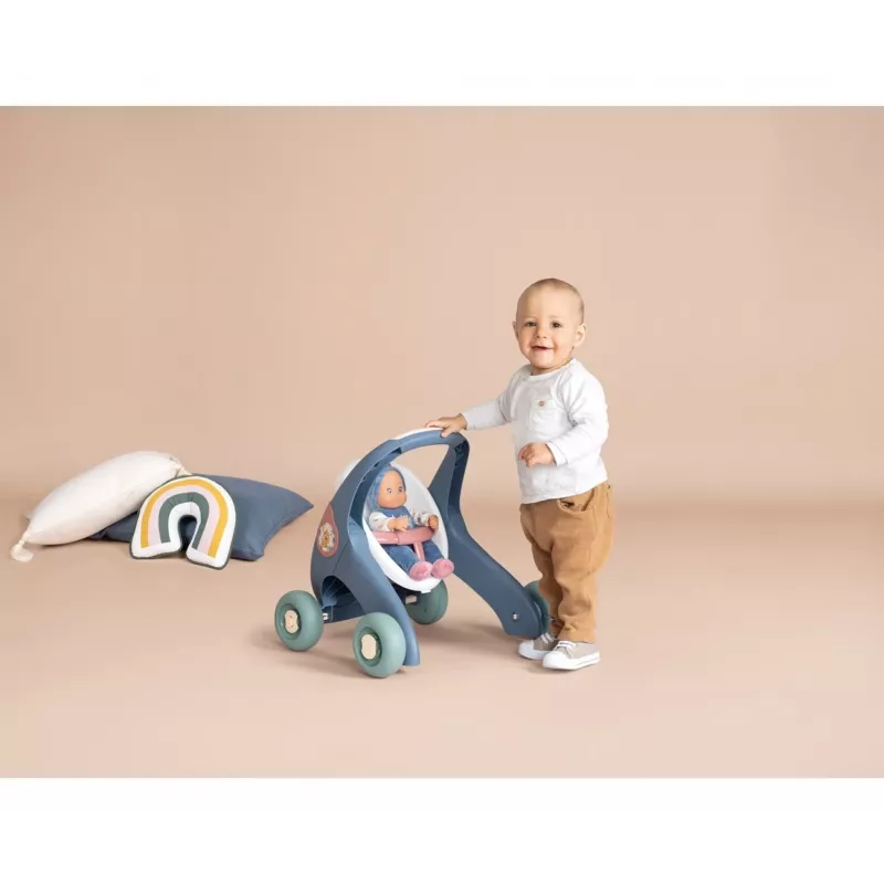 Little Smoby girello 3 in 1 con bambola