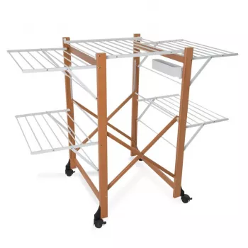 ARREDAMENTI ALIANTE stendibiancheria, 132 x 105 cm, marrone