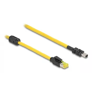 Cavo di rete DeLOCK 81250 nero giallo 1m Cat6