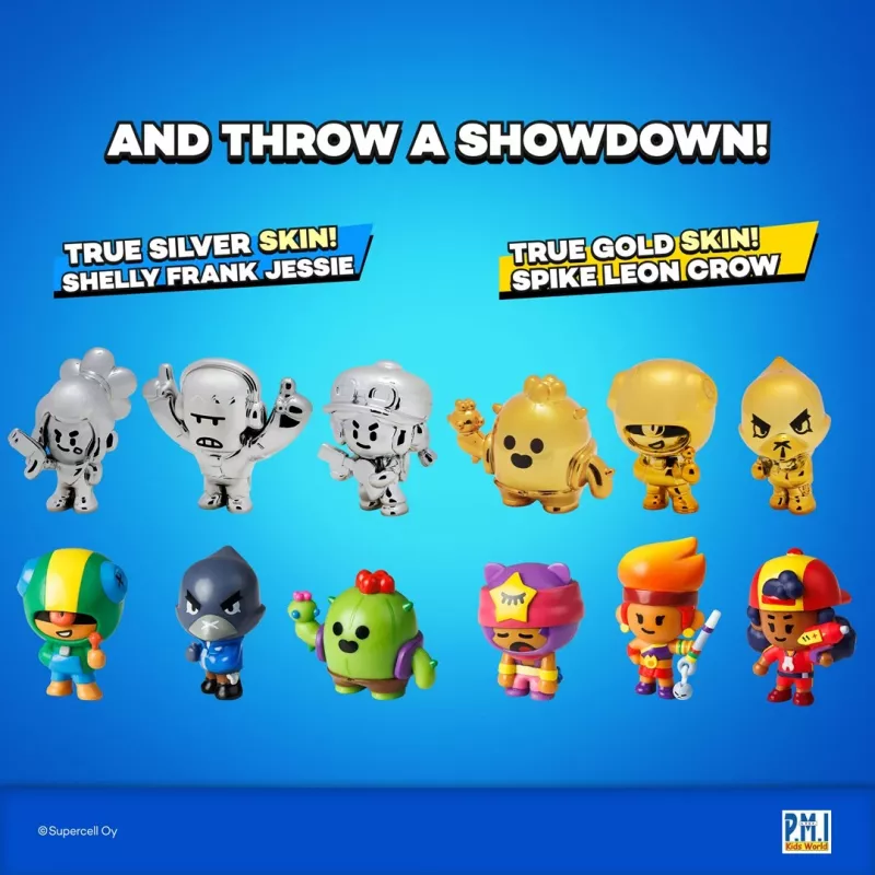 BRAWL STARS S1 FIGUREN – confezione da 8 DELUXE BOX VER.C