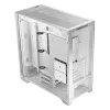 Modecom Volcano Expanse S telaio per PC Midi Tower, ATX/micro-ATX/mini-ITX, vetro temperato, USB-C, scheda video fino a 430 mm, bianco