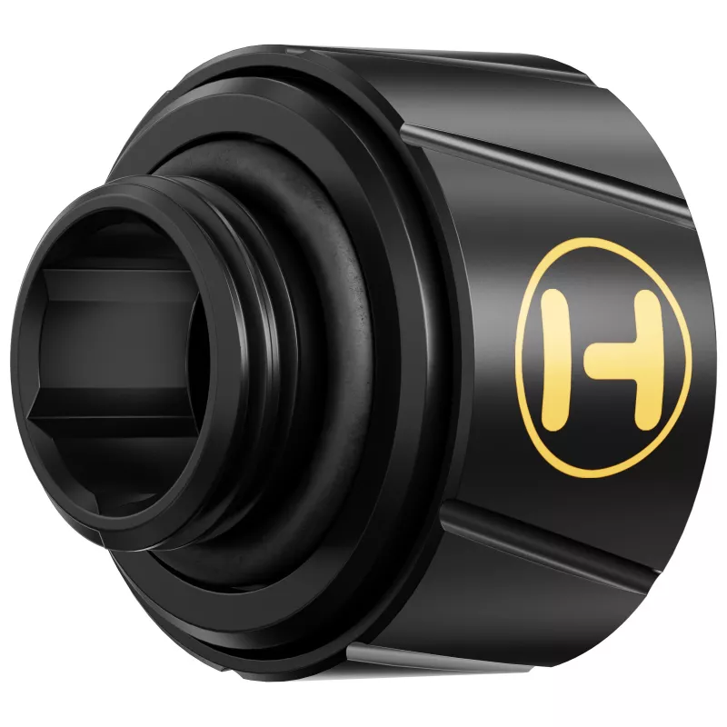 Raccordo HYTE FIT-001 sistema di raffreddamento per computer ottone silicone acciaio nero