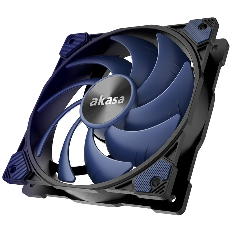 Dissipatore ad aria Akasa Alucia H4 12 cm nero blu cuscinetto idrodinamico