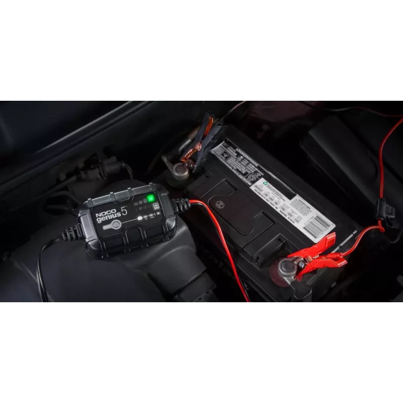 NOCO GENIUS5 caricabatterie 5A per batterie 6V/12V con funzione di mantenimento e desolfatazione