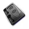 Base di raffreddamento e ricarica FIXED FIXPS5-MCS-BW — stazione multifunzione per controller PS5 DualSense