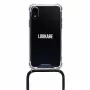Lookabe custodia per telefono con collana per iPhone XR, oro/nero