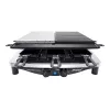 Steba RC 4 Plus Deluxe Chrome griglia raclette, acciaio inox/nero